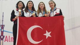 Genç Kadınlar Kılıç Milli Takımı Kazakistan’da şampiyon oldu